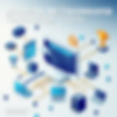 Visual representation of modern networking technology