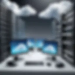 Visual representation of compute-intensive workloads in cloud environments