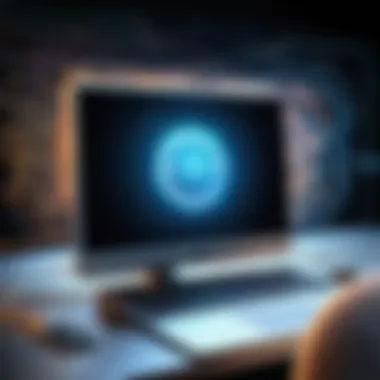 Future of Digital Interaction Conceptual artwork depicting the future of digital interaction powered by ultrafast internet