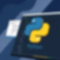 Visual Studio IDE interface showcasing Python project