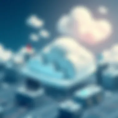 Modern Cloud Infrastructure for SaaS A modern cloud infrastructure showcasing SaaS applications