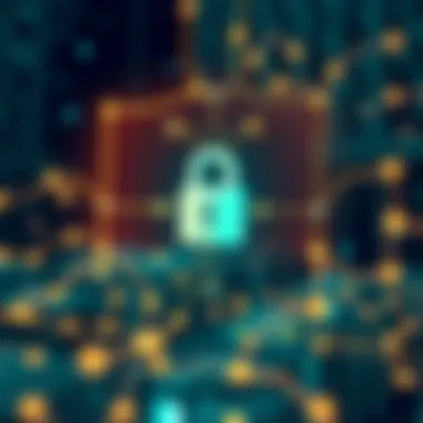 Cybersecurity in Windows SaaS A secure network symbolizing cybersecurity in cloud services