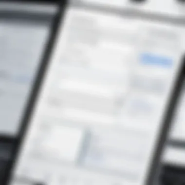 A close-up view of a user-friendly wireframing tool in action