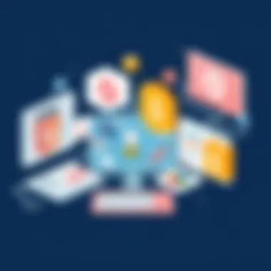 Illustration of Frontend Technologies An illustration representing frontend technologies like HTML, CSS, and JavaScript