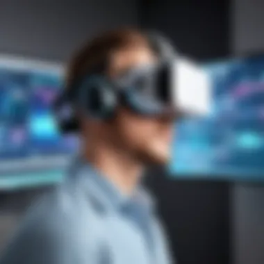 Virtual reality simulation for software development