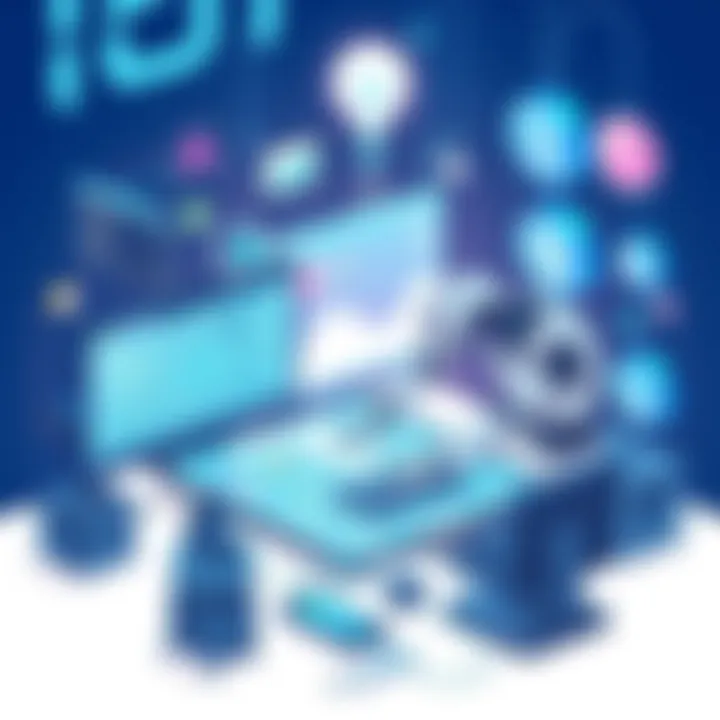 Future Trends in AI and IoT Collaboration A conceptual image illustrating future trends in AI and IoT collaboration.