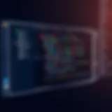 Visual representation of a graphical JSON schema editor interface