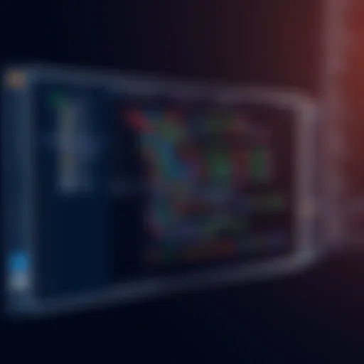 Visual representation of a graphical JSON schema editor interface
