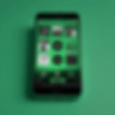 Mobile phone displaying a customized Green Day ringtone