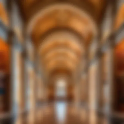 Exterior view of the Library of Congress building showcasing its architectural splendor