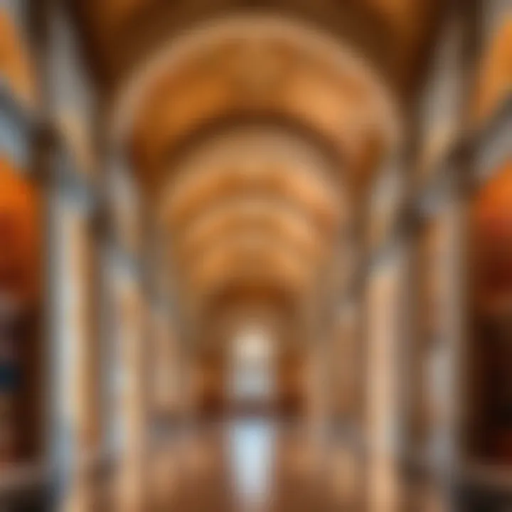 Exterior view of the Library of Congress building showcasing its architectural splendor