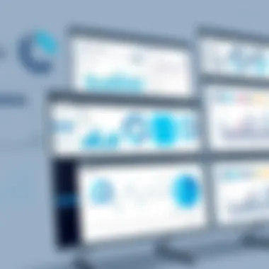 Cognos Business Intelligence Dashboard Cognos dashboard displaying business intelligence metrics