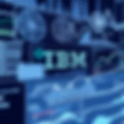 IBM Watson interface showcasing data analytics