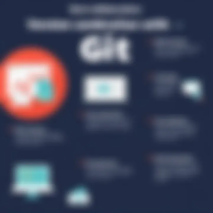Infographic detailing best practices for Git collaboration