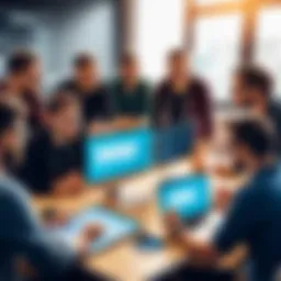 Group collaboration during a hackathon