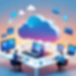 Innovative Cloud-Native App Development Concept