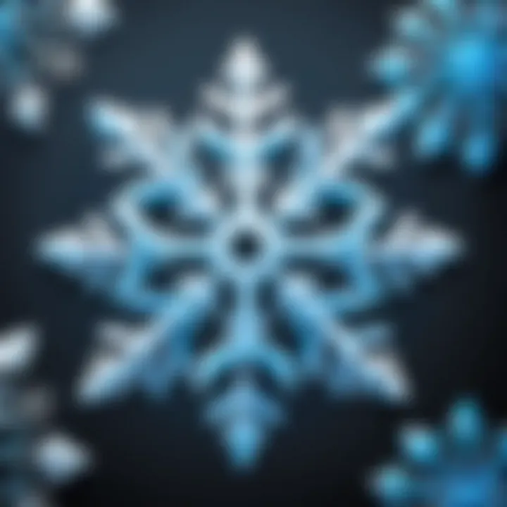 Graphical interface showcasing Snowflake's features with Python integration