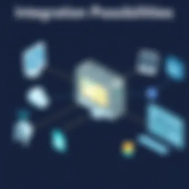 Visual representation of integration possibilities with emerging technologies