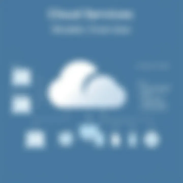 Graphical representation of cloud service models