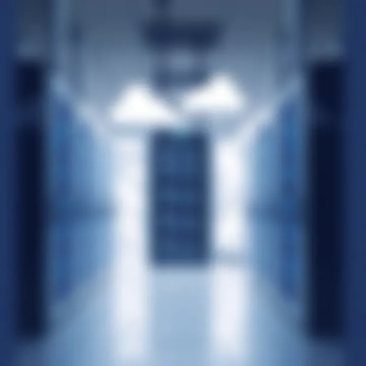 Advanced Data Center Data center representing cloud computing solutions