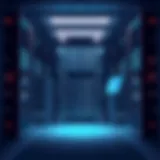 Server infrastructure showcasing reliability and performance