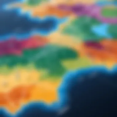 Regional Data Visualization with Interactive Mapping Interactive map showcasing regional data