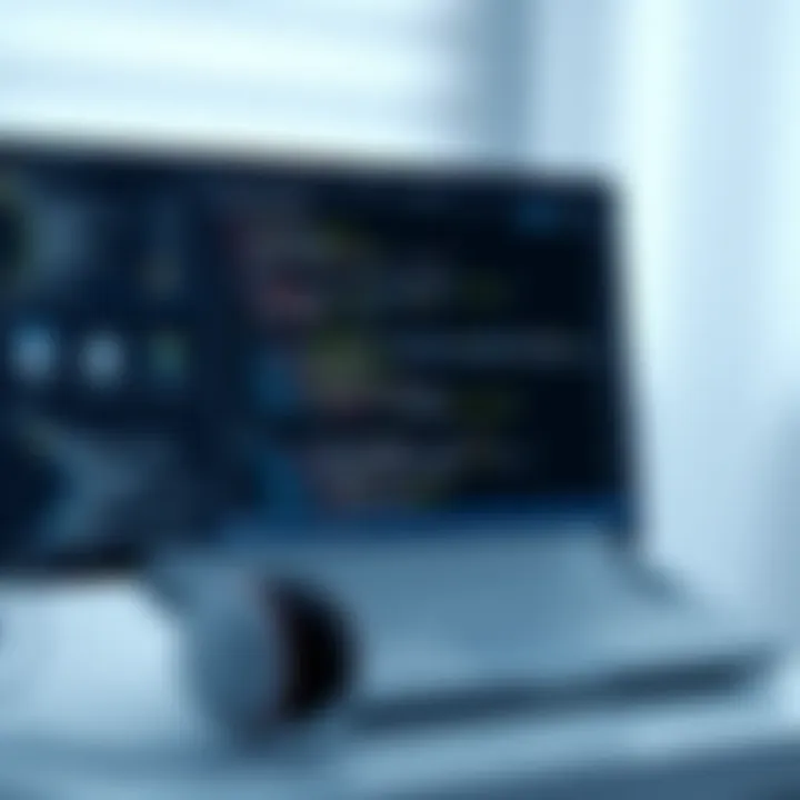 User interface of a modern JavaScript text editor