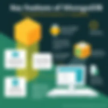 Key Features of MongoDB Visual representation of MongoDB features and capabilities