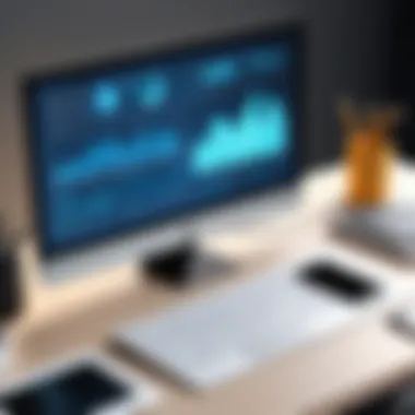 A conceptual illustration of digital behavior analytics tools.