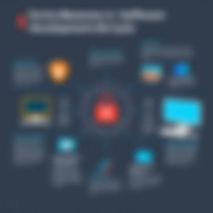 Infographic on security measures in development life cycle