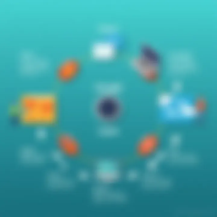 Infographic depicting iterative development cycle