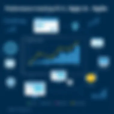 Chart illustrating performance tracking and metrics