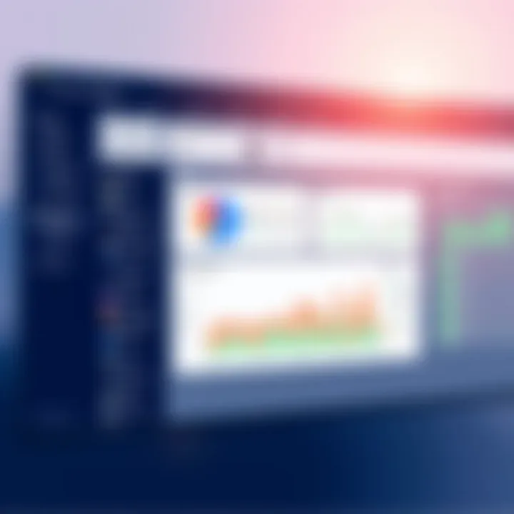 Dashboard showcasing project management features