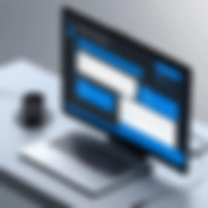 Visual concept of real-time web functionality with Azure SignalR Service