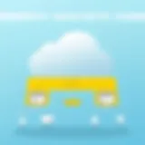 Cloud architecture diagram illustrating refactoring strategies