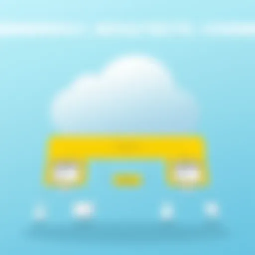 Cloud architecture diagram illustrating refactoring strategies