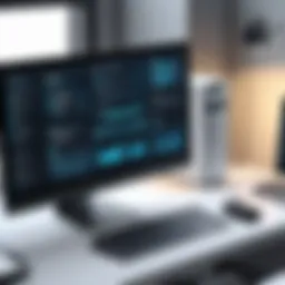 A visual representation of automated workflows in desktop applications