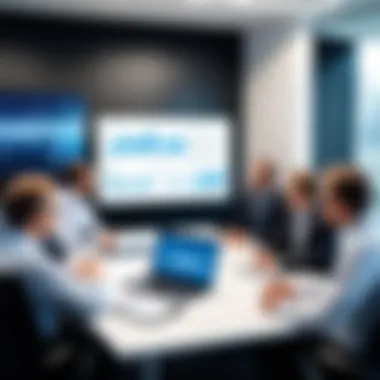 Professional Meeting with Tandberg Tandberg system in a professional setting during a meeting
