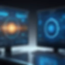 Conceptual illustration of digital twin technology
