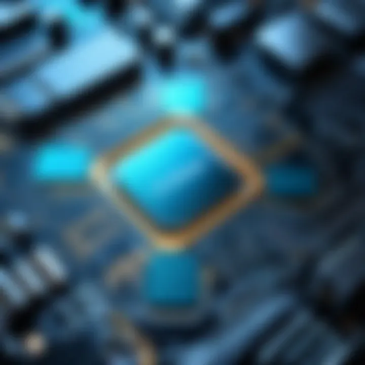 Future trends and innovations in CUDA technology represented through a conceptual diagram.