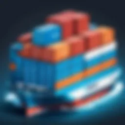 Visual representation of Docker architecture