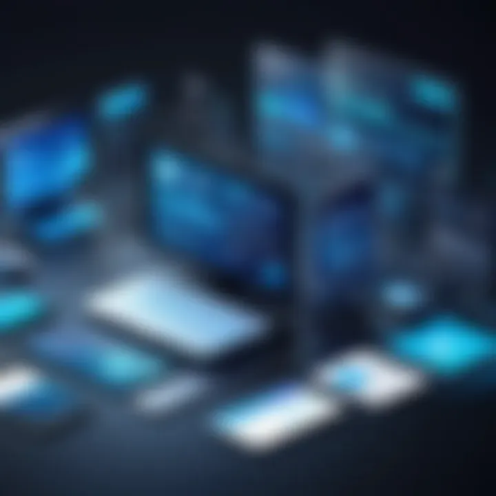 Infographic depicting the future trends in SaaS technology