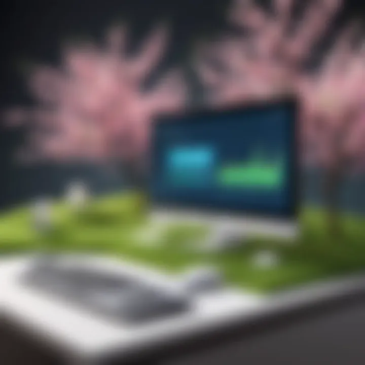 Visualization of practical applications of Spring in software development