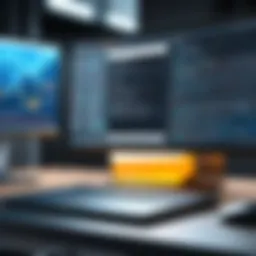 Java IDE showcasing code editing features