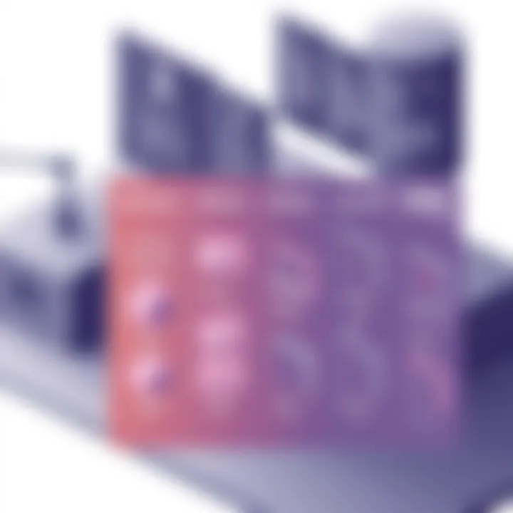 Comparison chart of different wireframe software tools