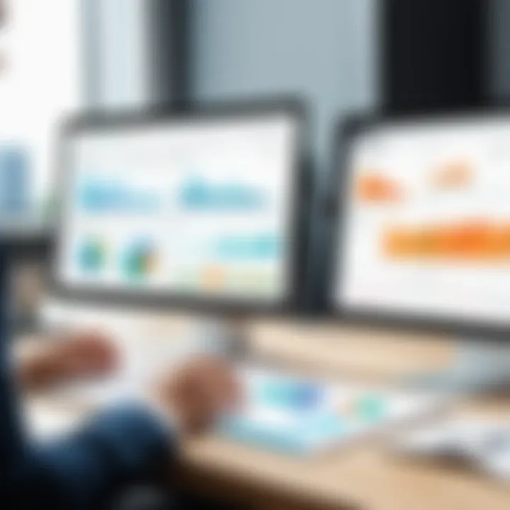 Data analysis charts showcasing results from usability tests.