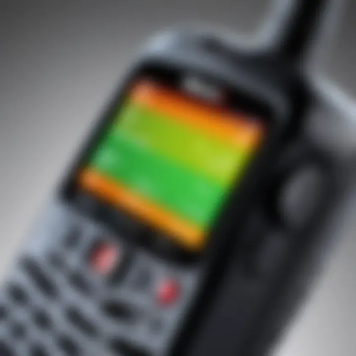 Close-up of the Verizon Wireless Walkie Talkie features.